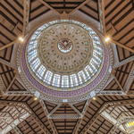 Main Dome, Mercado Central, Valencia - Portrait Version