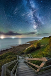 z3283 The Milky Way over the IoW South Coastline