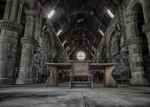 The interior ofSt Connans Church, Lochawe, Argyll