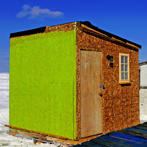 Ice Shack new Brunswick Canada