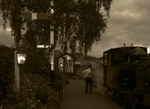 WLLR Llanfair early morning 3 sepia