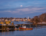 South End Moonset