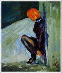 In the Tube Station at Midnight (sold)