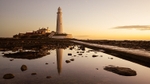 Sunrise at St Mary's Lighthouse