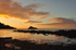 TQ174 Sunset at Low tide on Meadfoot Beach