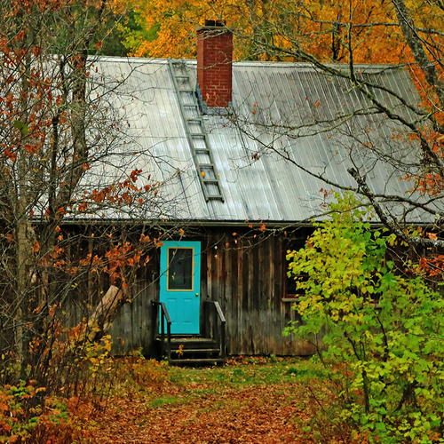 A colorful hideaway in rural NB, Canada.