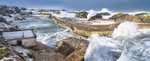 2022-025CP Winter Storm Ballintoy Harbour Co Antrim