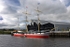 Sailing ship Glenlee at the Riverside Museum, Glasgow.