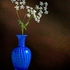 Blue Vase with Agapanthus