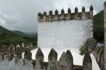 Atzolcintla, Hidalgo, San Juan Bautista, roof merlons