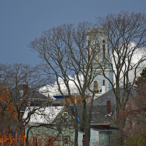 A mid autumn view of Saint John, NB's west side.