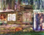 Colorado Barn Abstract