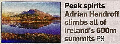 An article on ascending all of Ireland's mountains over 600m, and why climb them.
Full story here: http://www.iris…