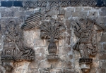 San Andrés, NE posa, W façade, Annunciation closeup