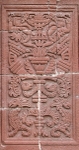 Façade portal, pilaster relief (near left)