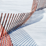 SAND FENCE #1, 2018 - LONG POINT BEACH