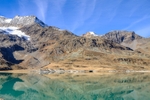 Mountain Lake View - Bernina Express