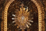 Coyoacán, D.F., San Juan Bautista, Capilla del  Rosario, monstrance