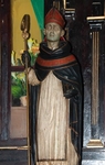 Chiapa de Corzo, Chiapas, Santo Domingo, nave statue, St. Augustine