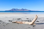 Isle of Rum from Laig Bay, Isle Of Eigg_