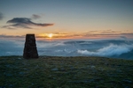 Mam Tor Trig Point, Peak District
