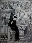 Cloister stairwell mural