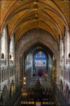 Chester Cathedral Choir and Nave from above
