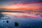 z2772 Reflections of Dawn, Shanklin Beach