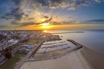 z2695 View over Ryde Seafront at Sunset