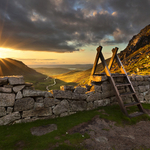 Sunset From The Hares Gap