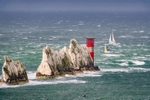 z4289 Round the Island Race at the Needles