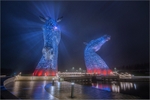 Kelpies light beams