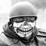 BIKER MASK -  PORT DOVER, JULY 2018