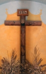 San Miguel Arcángel, atrial chapel cross