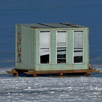 Belleisle Bay Ice Shack Ice Huts New Brunswick Canada