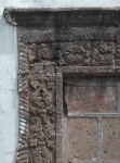 D.F., Los Reyes, façade alfiz closeup