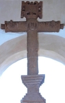 La Purísima Concepción, atrial cross, front