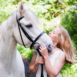 girl-and-pony-in-trees
