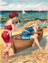 Victorian Beach Scene 9