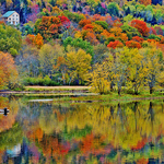 New Brunswick Autumn Foliage - Kennebecasis River Vista