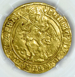 KING HENRY THE VIII 1505- 1509 GOLD ANGEL AU53 £4750.00