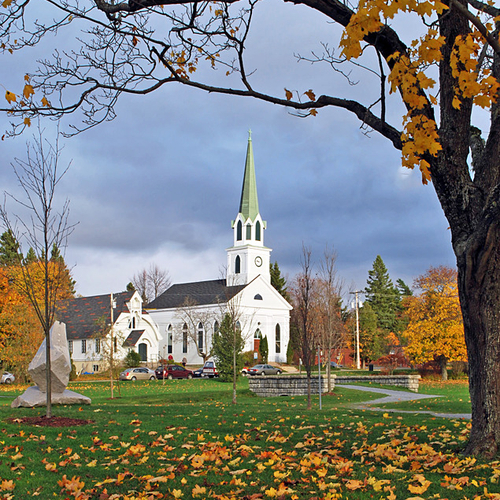 St. Paul's Anglican Church in autumn.