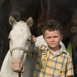 19, Young Boy with pony, Spancil Hill Horse fair, Co.Clare