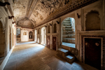 Abandoned Laxminarayan Temple, Orchha India | Hallway View