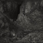 Foreshore with leaf and cave, Dale, Pembrokeshire, Wales, autumn 2013