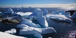 Iceberg graveyard