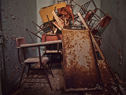 Pennhurst State School (Spring City, PA) | Cramped Desks