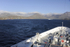 Approaching the coast by ship