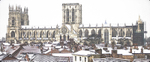 SNOWY ROOFTOPSYORK MINSTER