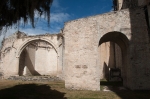 San Juan Bautista, nave flying buttress & capilla abierta